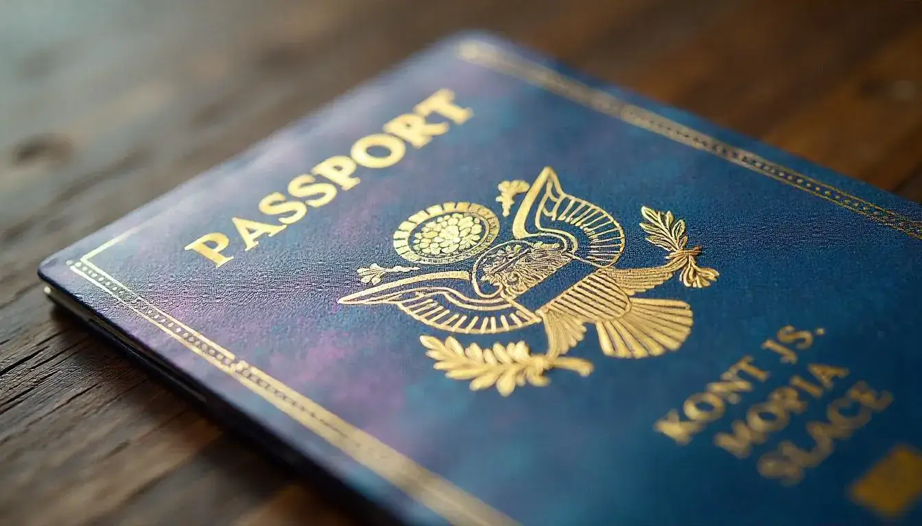 Close-up of a U.S. work visa document highlighting job opportunities for foreign nationals.