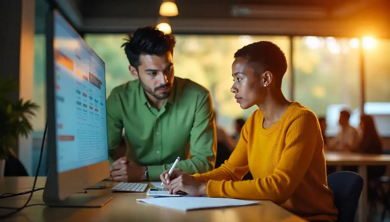 Bank of America tech team collaborating on digital banking innovations in 2025